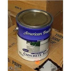 LOT WITH 3 CASES OF 4 GALLON  GREYCONCRETE STAIN