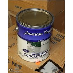 LOT WITH 3 CASES OF 4 GALLON  GREYCONCRETE STAIN
