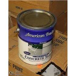 LOT WITH 3 CASES OF 4 GALLON  GREYCONCRETE STAIN