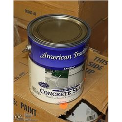 LOT WITH 3 CASES OF 4 GALLON  GREYCONCRETE STAIN