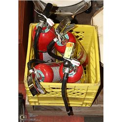 4 FIRE EXTINGUISHERS