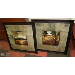 SET OF TWO WALL PICTURES