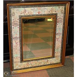 31 X 37 BEVELED MIRROR IN FRAME