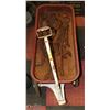 Image 1 : VINTAGE WRENCHES/TOOLS AND RED WAGON