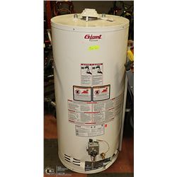 GIANT BRAND WATER HEATER, MADE IN 2018, DAMAGED