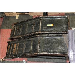 PAIR OF STEEL VEHICAL WHEEL RAMPS