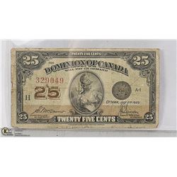 CAD 1923  SHINPLASTER