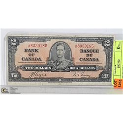 CAD 1937 $2 BILL