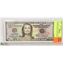 2016 HILLARY CLINTON BILL