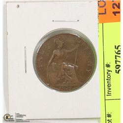 BRITISH 1924 LARGE PENNY