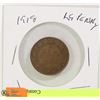 Image 1 : CAD 1918 LARGE PENNY