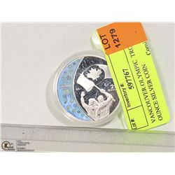 VANCOUVER OLYMPIC  TROY OUNCE SILVER COIN