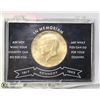 Image 1 : CAD KENNEDY MEMORIAL 1/2 $ COIN IN CASE