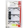 Image 1 : SEMI RIMLESS READING GLASSES FLEX. PLASTIC +3.00
