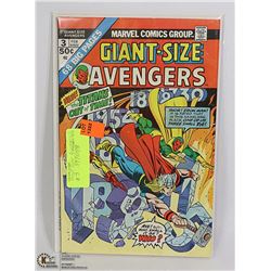 GIANT SIZE AVENGERS # 3 NICE GRADE COMIC