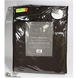 NEW 3PC QUEEN SIZE QUILT SET