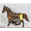 Image 1 : VINTAGE COPPER HORSE LIGHT