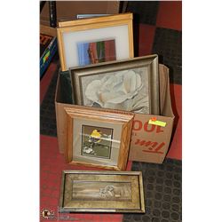 LARGE BOX OF NATURE ARTWORK PRINTS - ALL