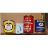 Image 1 : ASSORTED VINTAGE TINS - BLUE RIBBON TIN, BAKING