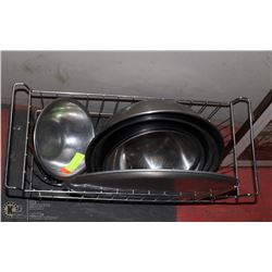 FREEZER BASKET WITH 16" PIZZA TRAY, SS CAMPING