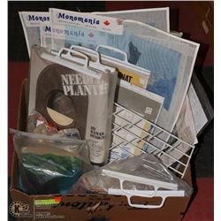LARGE BOX FULL OF NEEDLE POINT HOBBY