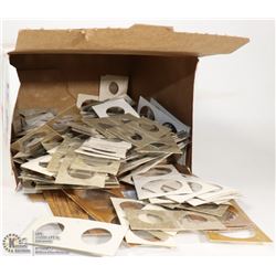 BOX OF MISC COIN HOLDERS