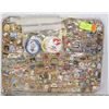 Image 1 : COLLECTOR PINS 150 ASSORTED PINS ON BOARD &
