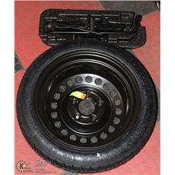 GOOD YEAR TEMPORARY SPARE TIRE +JACK,LUG WRENCH
