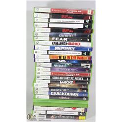 FLAT OF 20 PLUS XBOX 360 GAMES. ELECTRONICS
