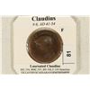 Image 3 : 41-54 A.D. CLAUDIUS ANCIENT COIN (FINE)