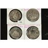 Image 1 : 4 ASSORTED CANADA TRADE DOLLARS UNC