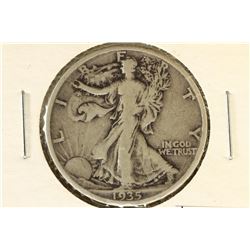 1935 WALKING LIBERTY HALF DOLLAR