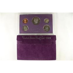1987 US PROOF SET (WITH BOX)