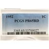 Image 3 : 1952 LINCOLN CENT PCGS PR65RD