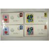 Image 1 : 4 ASSORTED UNITED NATIONS 1ST DAY ISSUE ENVELOPES