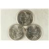 Image 1 : 1879 AU/UNC, 1900-S UNC & 1921-S AU MORGAN SILVER