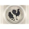 Image 1 : 2017-P AUSTRALIA YEAR OF THE ROOSTER SILVER DOLLAR