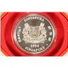 Image 2 : 1994 SINGAPORE $10 SILVER PIEDFORT PROOF COIN