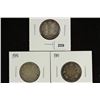 Image 1 : 1911, 1918 & 1919 CANADA SILVER 25 CENTS