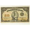 Image 1 : 1923 DOMINION OF CANADA 25 CENT FRACTIONAL