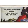 Image 4 : 2017 DAVID RITTENHOUSE AWARD TO JOHN MERCANTI