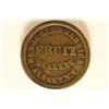 Image 1 : 1863 STORE TOKEN BENJAMIN HERRICK FRUIT DEALERS