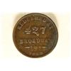 Image 2 : 1863 STORE TOKEN BENJAMIN HERRICK FRUIT DEALERS
