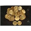 Image 1 : 40 COIN ROLL OF 1943 CANADA TOMBAC 5 CENTS
