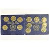 Image 1 : 12 SOLID BRASS PRESIDENTIAL DOLLAR TOKENS