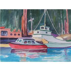 Mildred V.Thornton (Canadian) Wc: Docked Boats