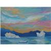 Image 1 : Sharon Thirkettle (Canadian) Oil: Arctic Sunset