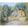 Image 1 : Alice Judson (American) Oil: Woman in Lane