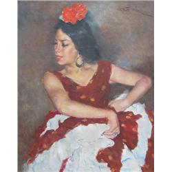 Pal Fried (Hungarian) Oil: Flamenco Dancer