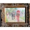 Image 1 : Juan Soler (Spanish) Oil: Lady with Parasol